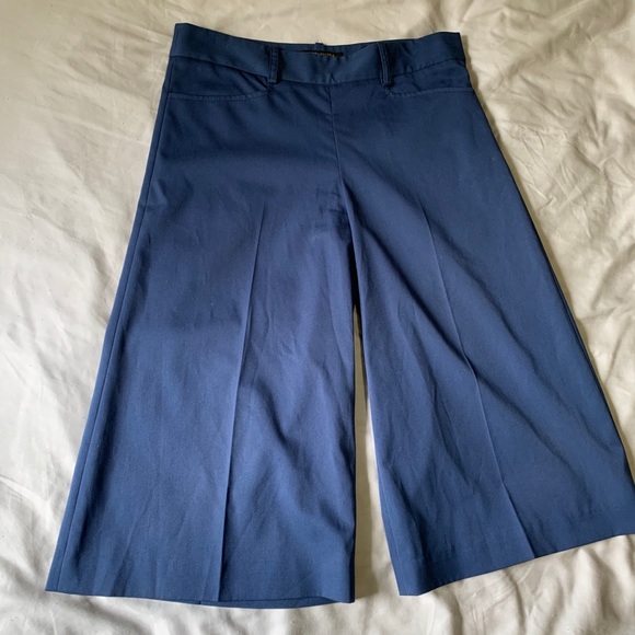 BCBG Max Azria Pants 2 Wide Leg Culottes Crop - Picture 1 of 7